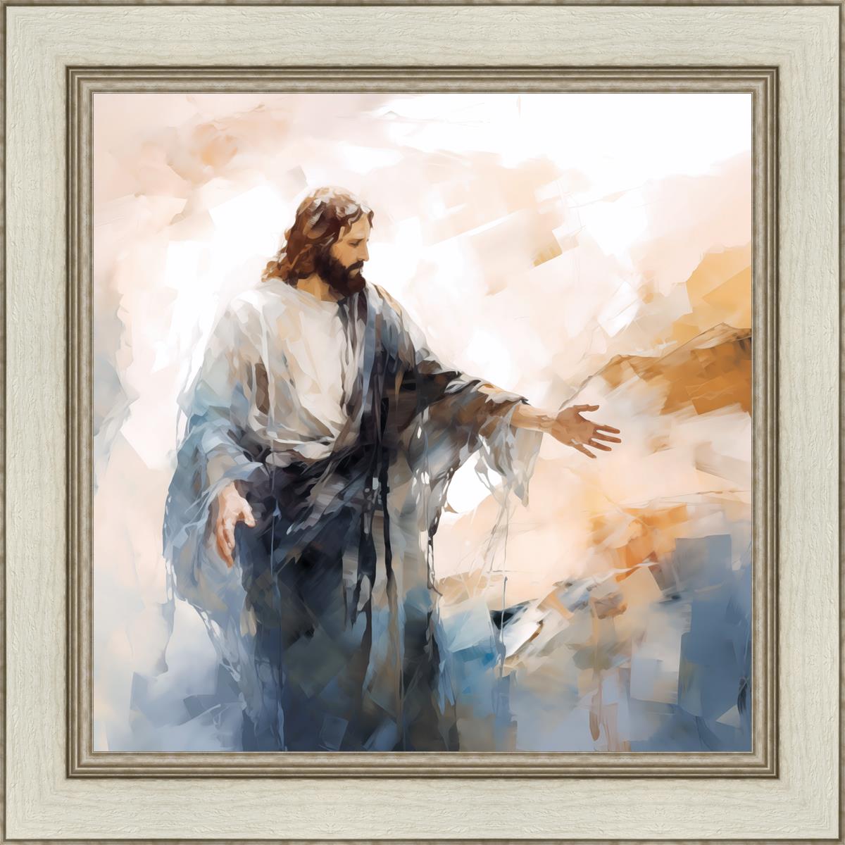 Come Unto Me By Gabriel Heaton - Inspirational Christian Wall Art for Home & Church Decor | Perfect for Living Room, Bedroom & Office