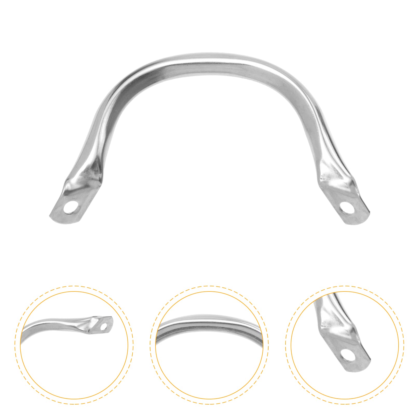 DOITOOL Stainless Steel Pot Handles Replacement - Durable Metal Cookware Handles for Pressure Cooker, Steamer & Sauce Pots - Perfect for Home Kitchen & Professional Use - Ideal for Cooking, Baking & Food Preparation