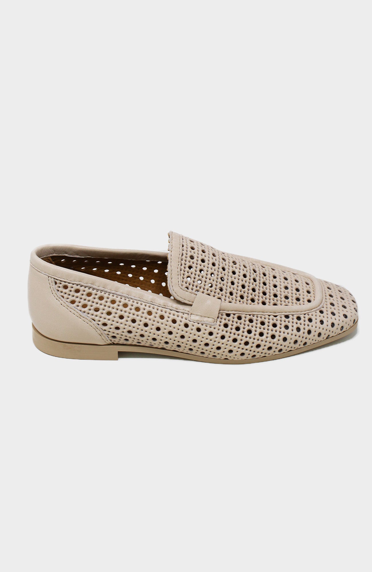 ALPE Zoe Loafers for Women - Comfortable Beige Slip-On Shoes | Perfect for Office, Casual Wear & Travel