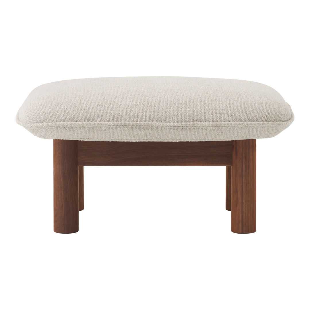 Brasilia Ottoman - Modern Round Storage Ottoman with Lift Top, Upholstered Footrest Stool for Living Room, Bedroom & Office - Perfect for Extra Seating, Storage & Home Decor