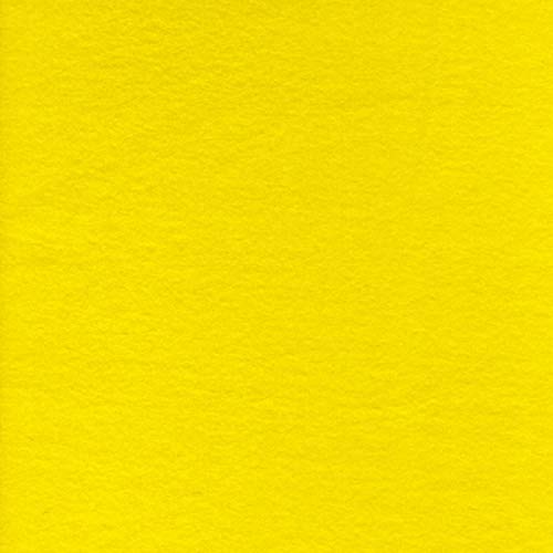 Premium Solid Yellow Anti-Pill Fleece Fabric by The Yard - Medium Weight for DIY Blankets, Cozy Sweaters & Home Decor Projects