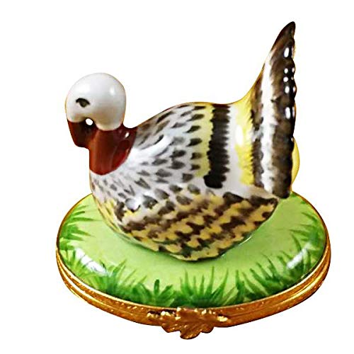 Proud Turkey French Limoges Boxes - Hand-Painted Porcelain Collectible Figurines & Decorative Gift Boxes for Home Decor, Wedding Favors, and Holiday Presents