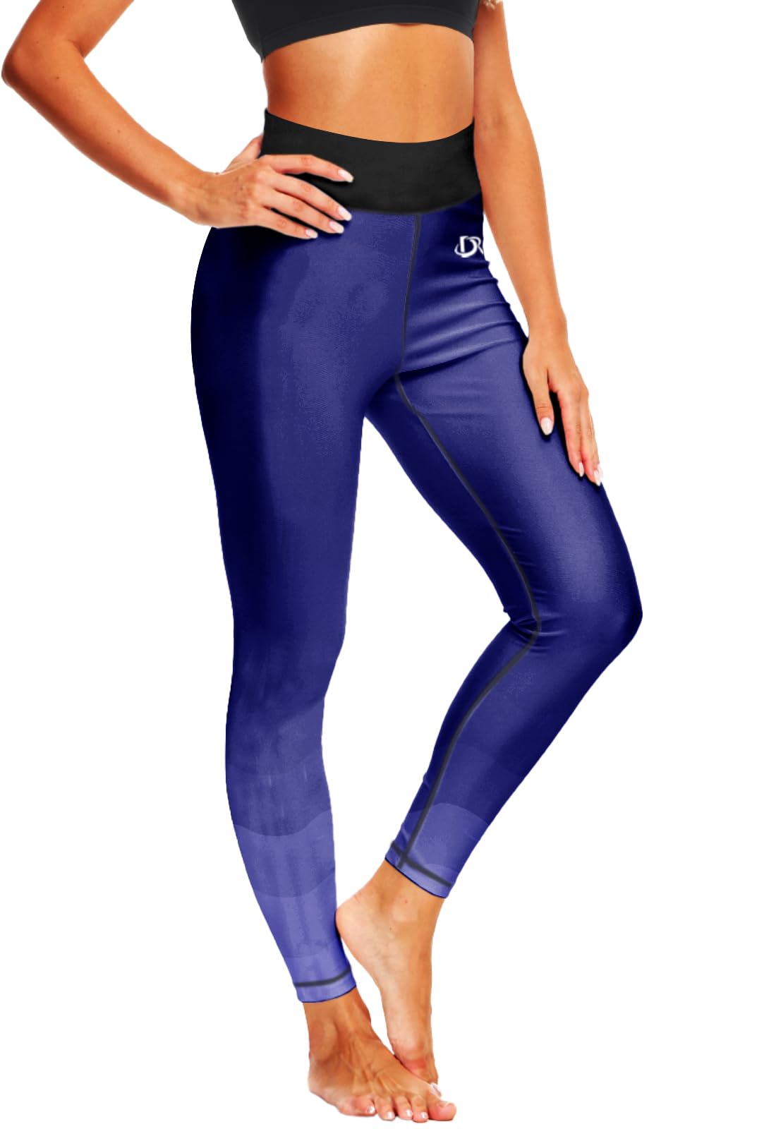 Deerose Women's High Waisted Swim Leggings - UPF 50+ Sun Protection Swim Pants, Quick Dry Rash Guard Swimwear for Beach, Pool & Water Sports
