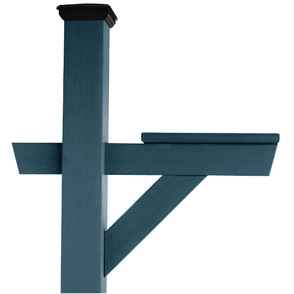 Durable Outdoor Hazleton Mailbox Post - Heavy Duty Steel Mailbox Stand with Anti-Rust Coating for Residential & Commercial Use - Perfect for Driveway, Garden, and Front Yard Installation