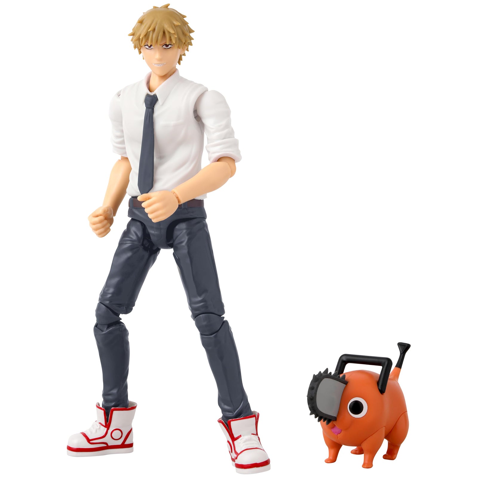 Bandai Chainsaw Man Anime Heroes Denji & Power Action Figure Set - Perfect for Anime Collectors & Display in Home or Office