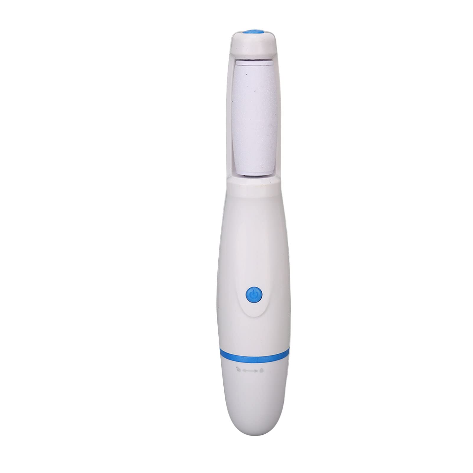 Natudeco USB Rechargeable Electric Foot Grinder - Gentle Callus Remover for Corns & Dead Skin, Nano Glass Pedicure Tool with Long Lasting Power - Home & Salon Foot Care (Blue) - Perfect for At-Home Pedicures & Professional Foot Treatments