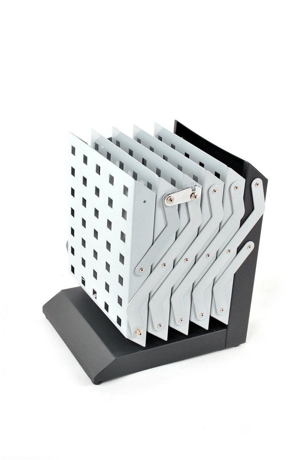 Heavy Duty Metal Magazine Display Stand - 5 Pocket Brochure Holder for Trade Shows, Retail Stores & Offices - Durable Catalog Rack for Books, Flyers & Literature