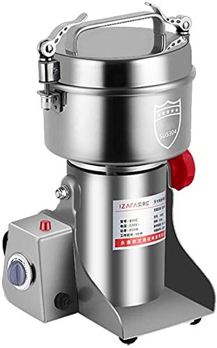 Electric Grain Grinder Mill - Stainless Steel Superfine Powder Machine for Coffee, Spices & Herbs | Perfect for Home Kitchens & Commercial Use