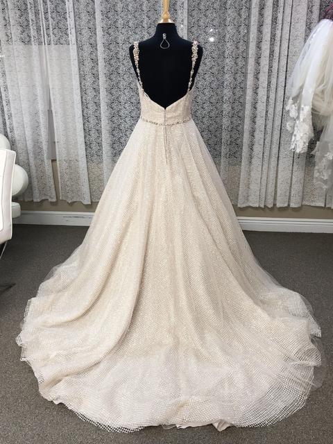 Maggie Sottero Vidette Wedding Gown - Elegant Lace Bridal Dress for Bride, Perfect for Church Ceremony & Formal Reception