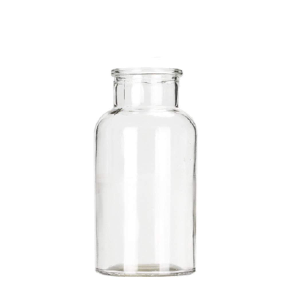 LVYING Bud Vases - Elegant Amber Glass Bottles for Flowers | Vintage Home Decor Centerpieces | Perfect for Weddings, Dining Tables & Special Events