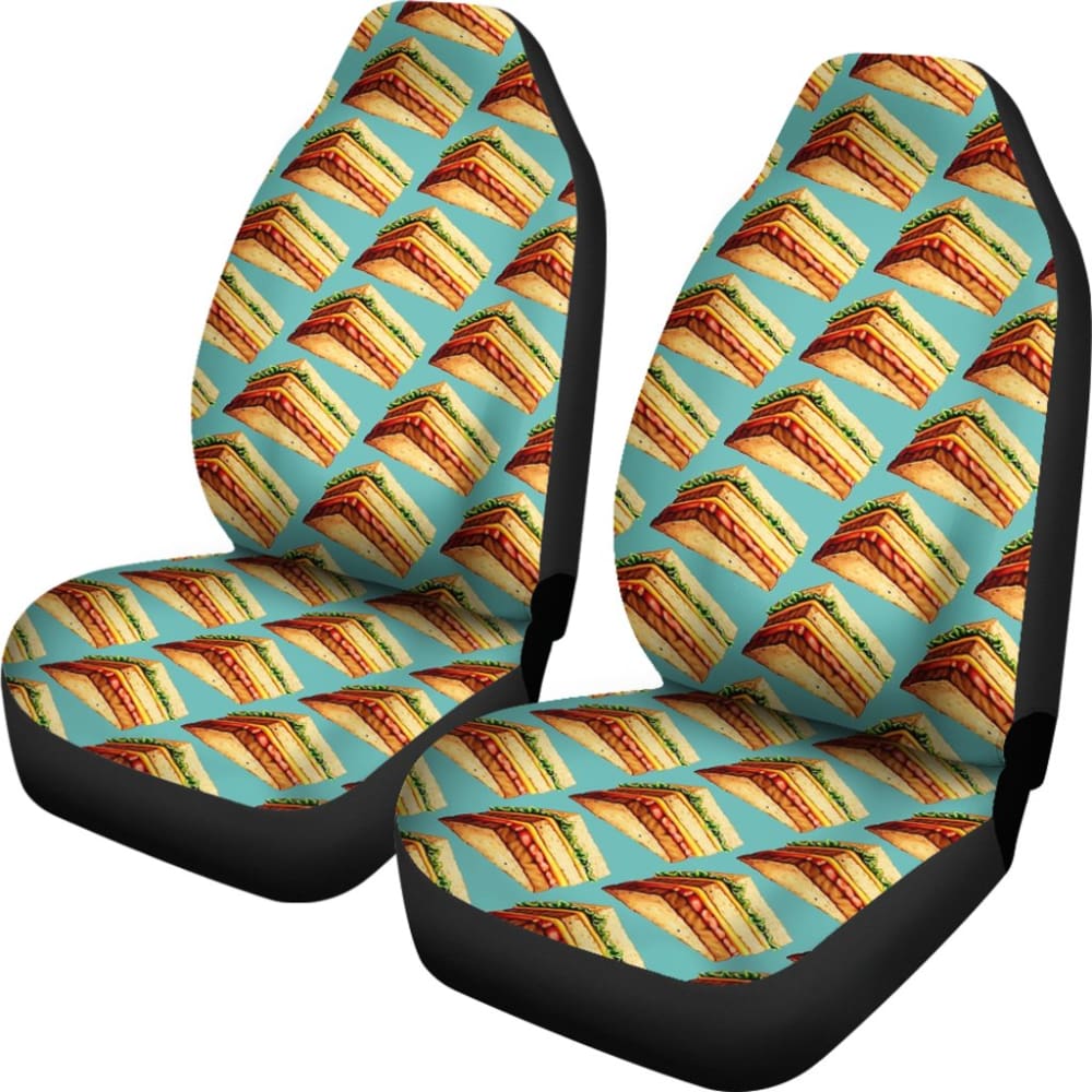 Premium Sandwich Car Seat Covers - Universal Fit for Cars, Trucks & SUVs - Waterproof & Anti-Slip Protection - Perfect for Road Trips, Daily Commutes & Pet Protection