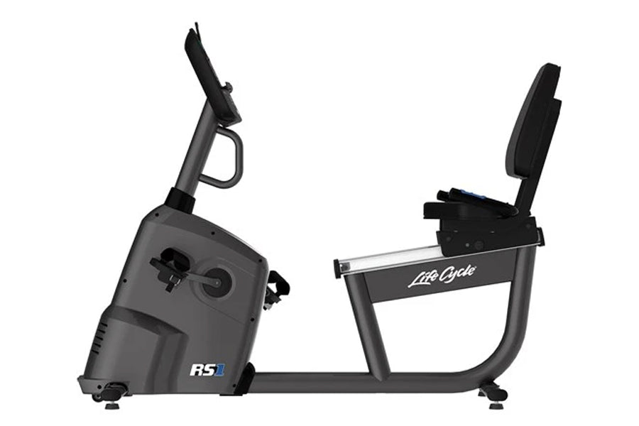 Life Fitness RS1 Recumbent Exercise Bike for Home Gym - Low Impact Cardio Workout Machine for Seniors & Rehabilitation | Perfect for Small Spaces & Physical Therapy