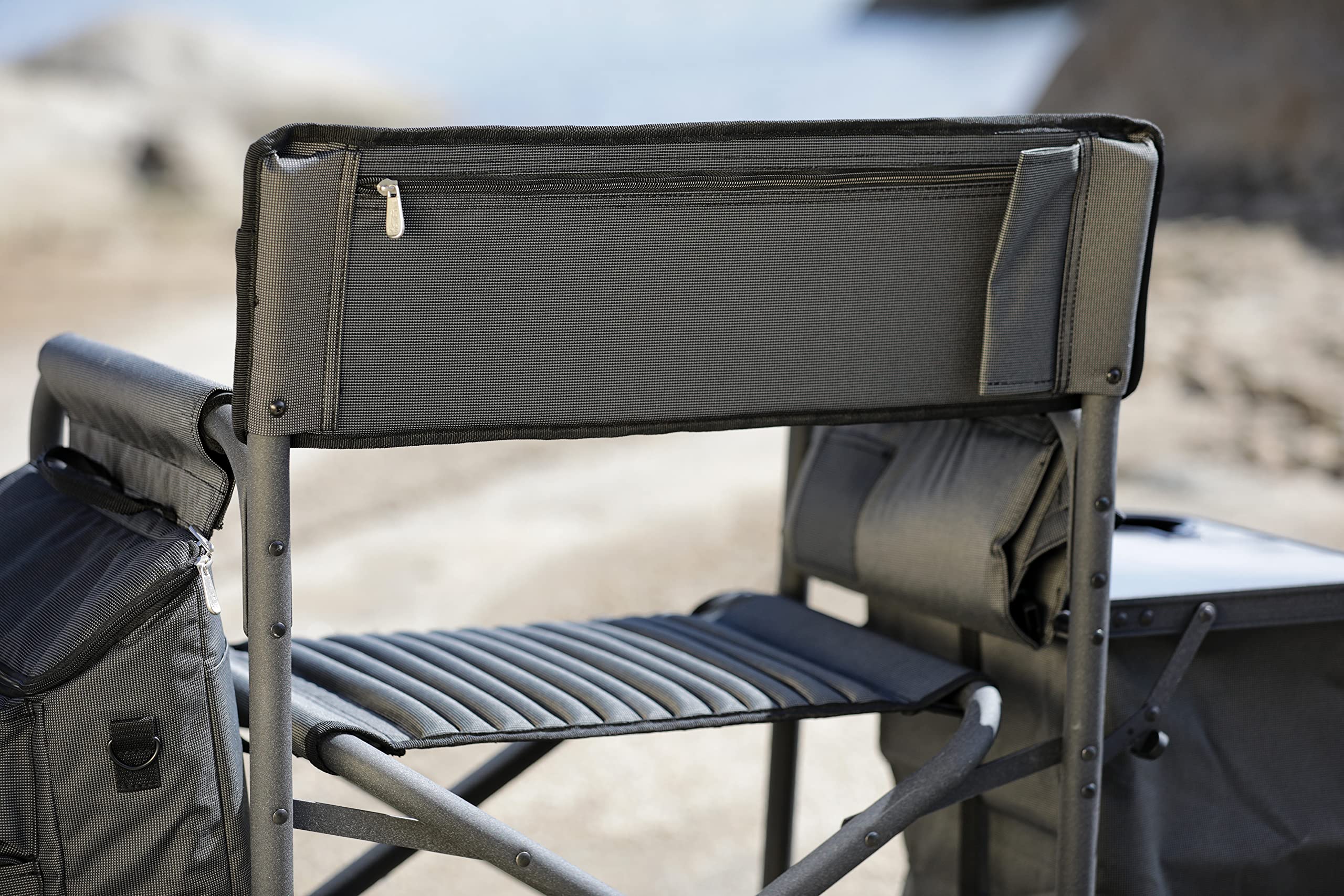 PICNIC TIME Fusion Camping Chair with Side Table & Soft Cooler - Portable Folding Beach Chair for Adults, Outdoor Lawn Chair - Perfect for Camping, Beach, Backyard & Picnic