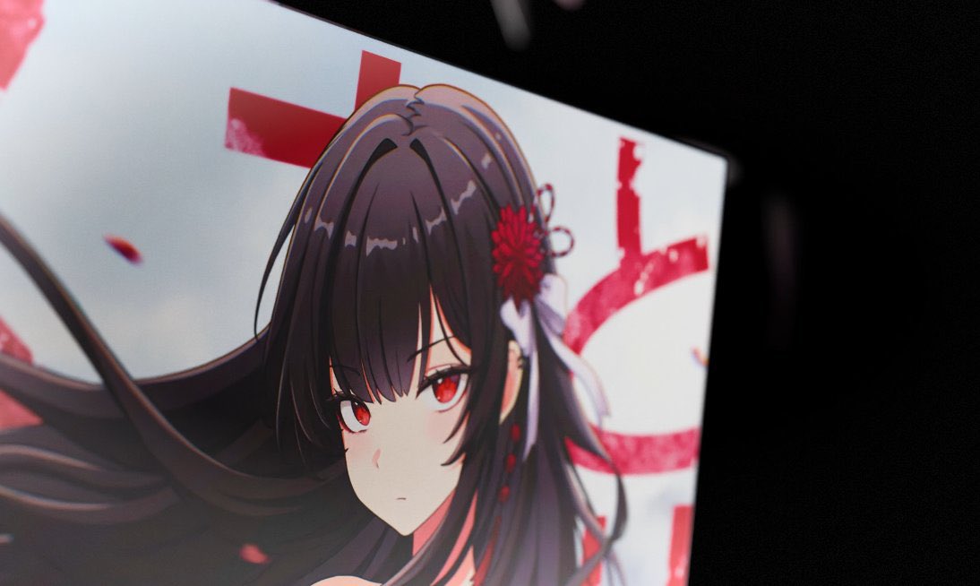Gamesense Asuka Sonar Kimono Limited Edition Glass Mouse Pad - Smooth Gaming Surface for Precision Control - Perfect for Esports, FPS, and PC Gaming Enthusiasts
