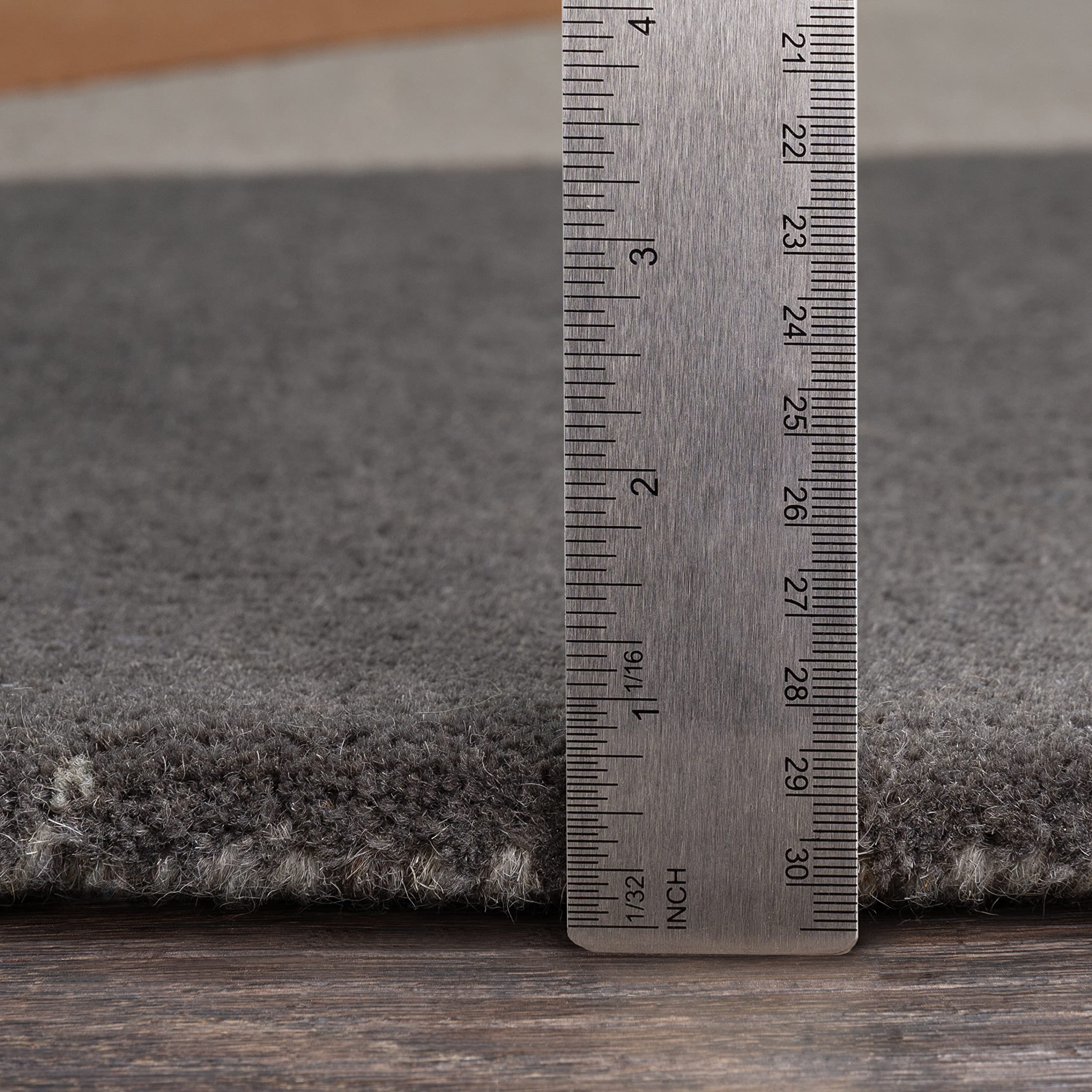 Mark&Day 9x12 Modern Wool Area Rug - Burnt Orange, Grey & Cream Handmade Carpet for Living Room, Bedroom, Kitchen | Soft & Durable Floor Decor for Home Office, Dining Area & Nursery (9' x 12')