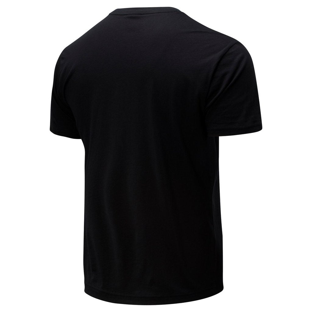 New Balance Essentials Icon Line Up Tee for Men - Black (MT01527 BK) | Comfortable Casual T-Shirt for Gym, Workout & Everyday Wear