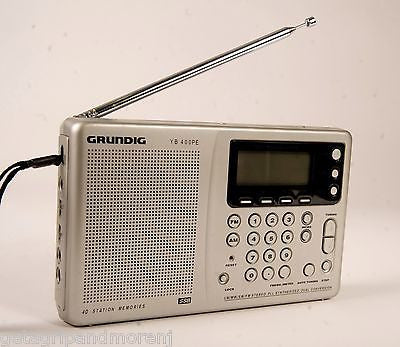 GRUNDIG YB 400 PE World Receiver - FM/LM/MW/SW 40 Station Portable Radio | Excellent Condition | Perfect for Travel, Camping & Emergency Preparedness