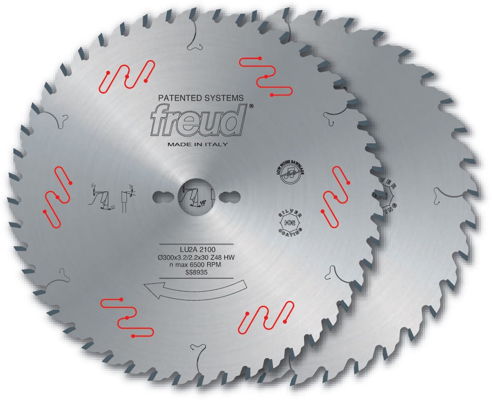 Freud LU2A21 300mm x 48T Carbide Tipped Circular Saw Blade for Wood Ripping & Crosscutting - Perfect for Table Saws, Miter Saws, and Woodworking Projects