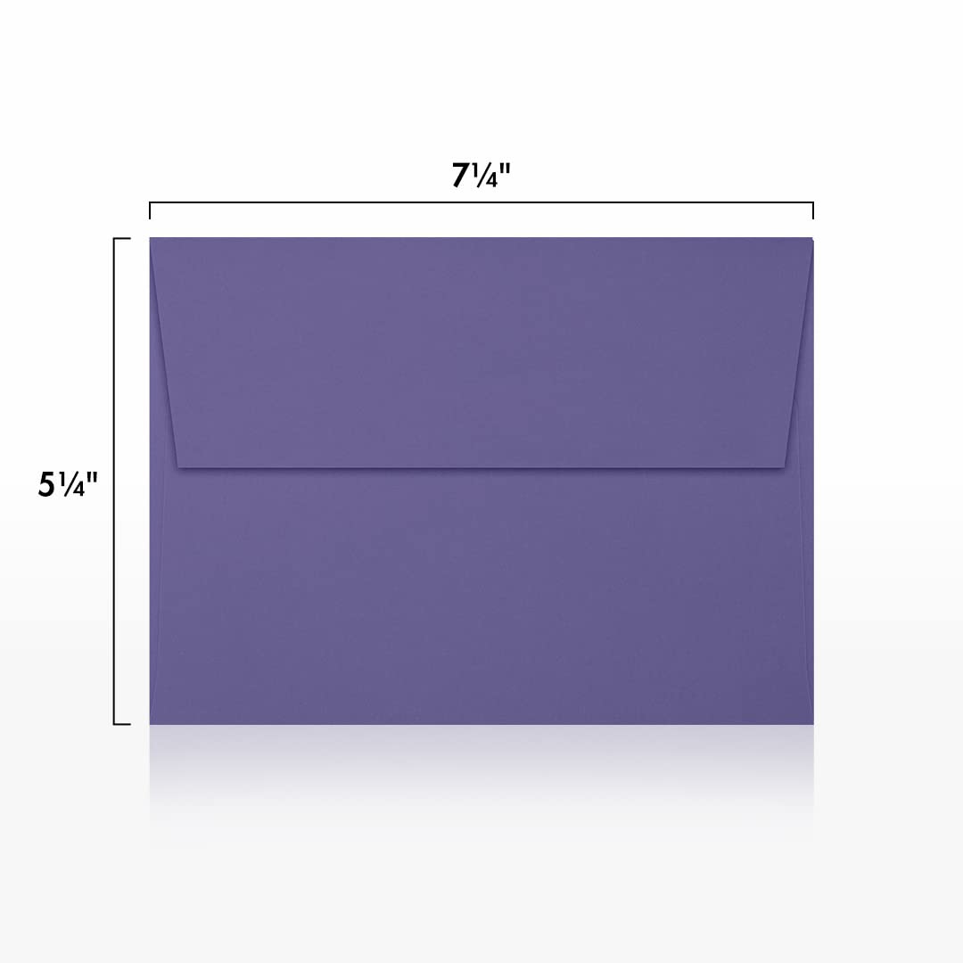 LUXPAPER A7 Invitation Envelopes 5x7 Cards - 80lb Wisteria Purple, Printable Wedding Invitation Envelopes with Peel & Press Seal, 1000 Pack (5.25x7.25 inches) - Perfect for Weddings, Parties, Greeting Cards and Special Events
