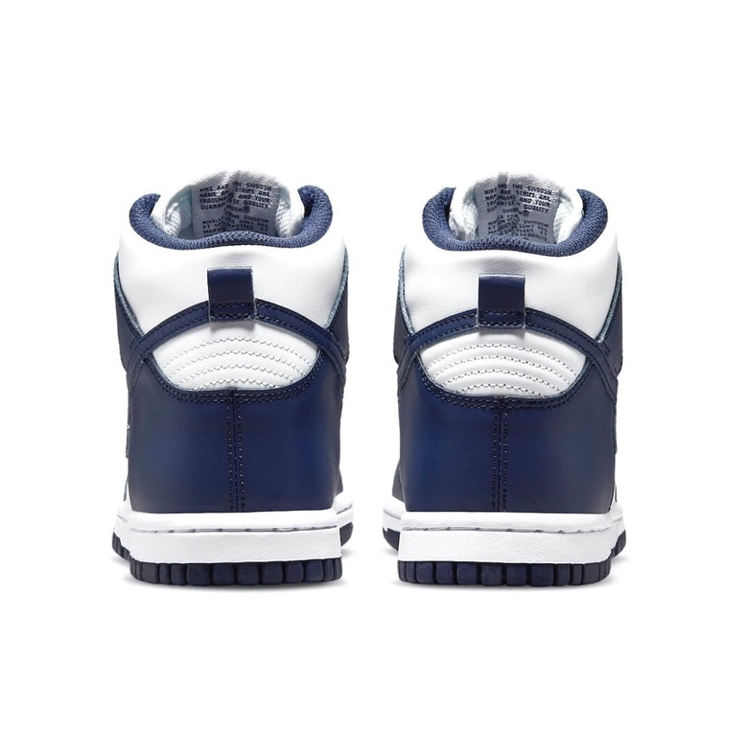 Nike Dunk High GS Sneakers in Midnight Navy & White - Stylish & Comfortable Basketball Shoes for Women & Teens - Perfect for Casual Wear, School & Street Fashion
