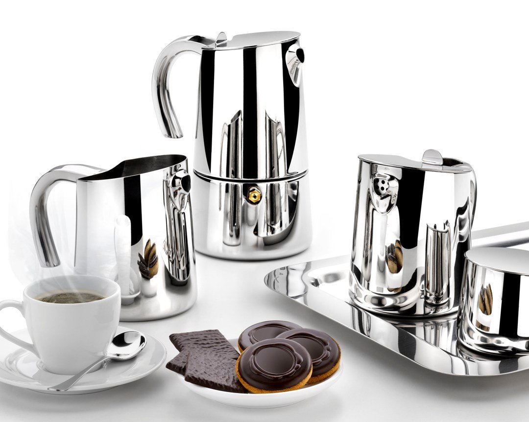 Braisogona Bella 10-Cup Stainless Steel Coffee Maker - Silver - Perfect for Home, Office & Entertaining - Drip Coffee Machine for Fresh Brews Daily