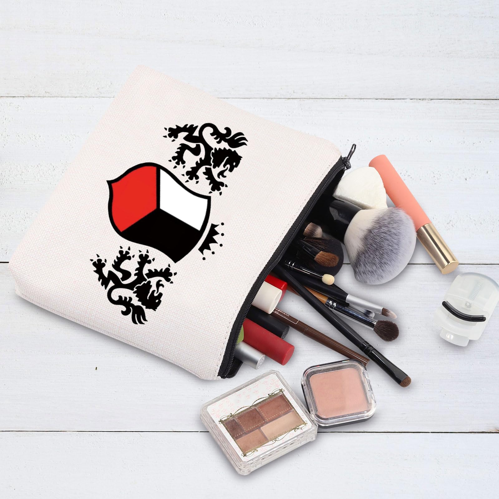 BWWKTOP Latin Music Themed Makeup Bag - Mexico Band Fans Gift, Cosmetic Pouch with Zipper for Singer Merchandise & Fan Accessories - Perfect for Concerts, Travel & Daily Storage (RDMusic)