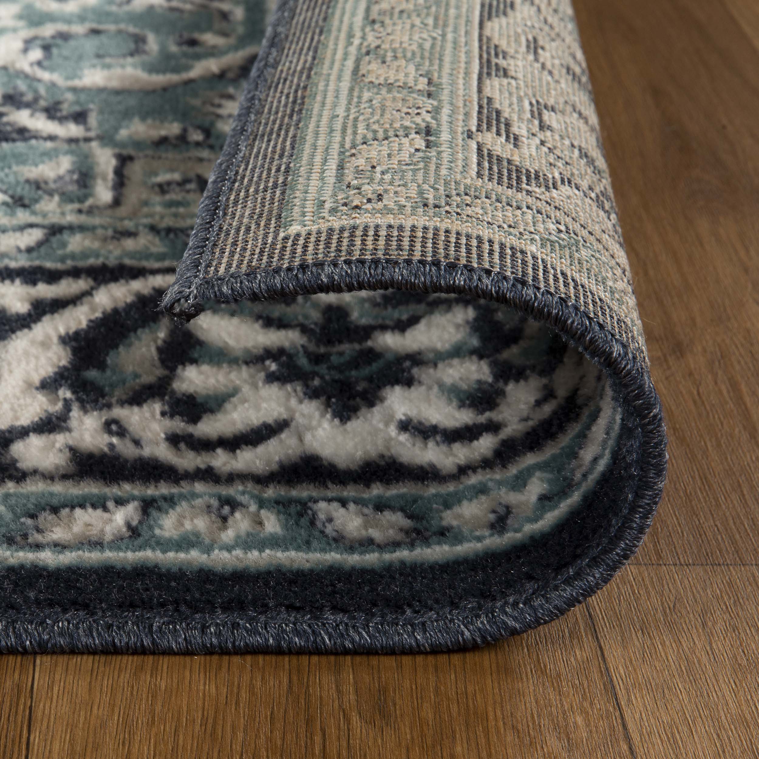 Glendale Traditional Floral Medallion Indoor Area Rug - Non-Slip Living Room Carpet, Bedroom Runner, Hallway Decor | Soft & Durable Home Floor Mat for Cozy Interior Design