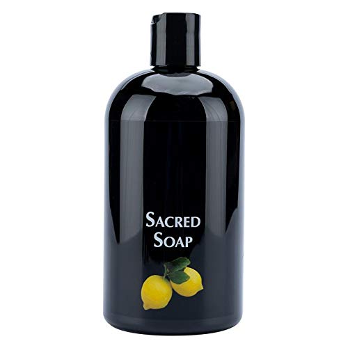 Benedetta Natural Sacred Soap - Lye-Free Body Wash, Cleanser & Moisturizing Bath Gel with Fair-Trade Shea Butter & West African Black Soap for Dry & Sensitive Skin – 16 fl oz Fresh Scent – Perfect for Daily Shower, Spa Day & Gentle Skin Care Routine