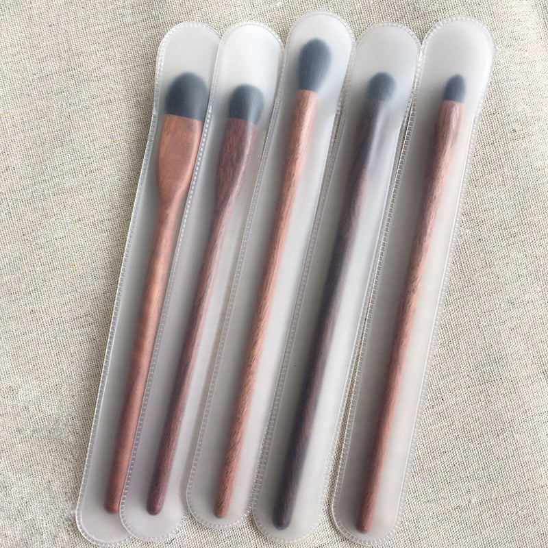 Premium Rosewood Makeup Brush Set - Soft Bristles for Flawless Foundation, Blush & Powder Application - Perfect for Professional Makeup Artists & Home Beauty Routines
