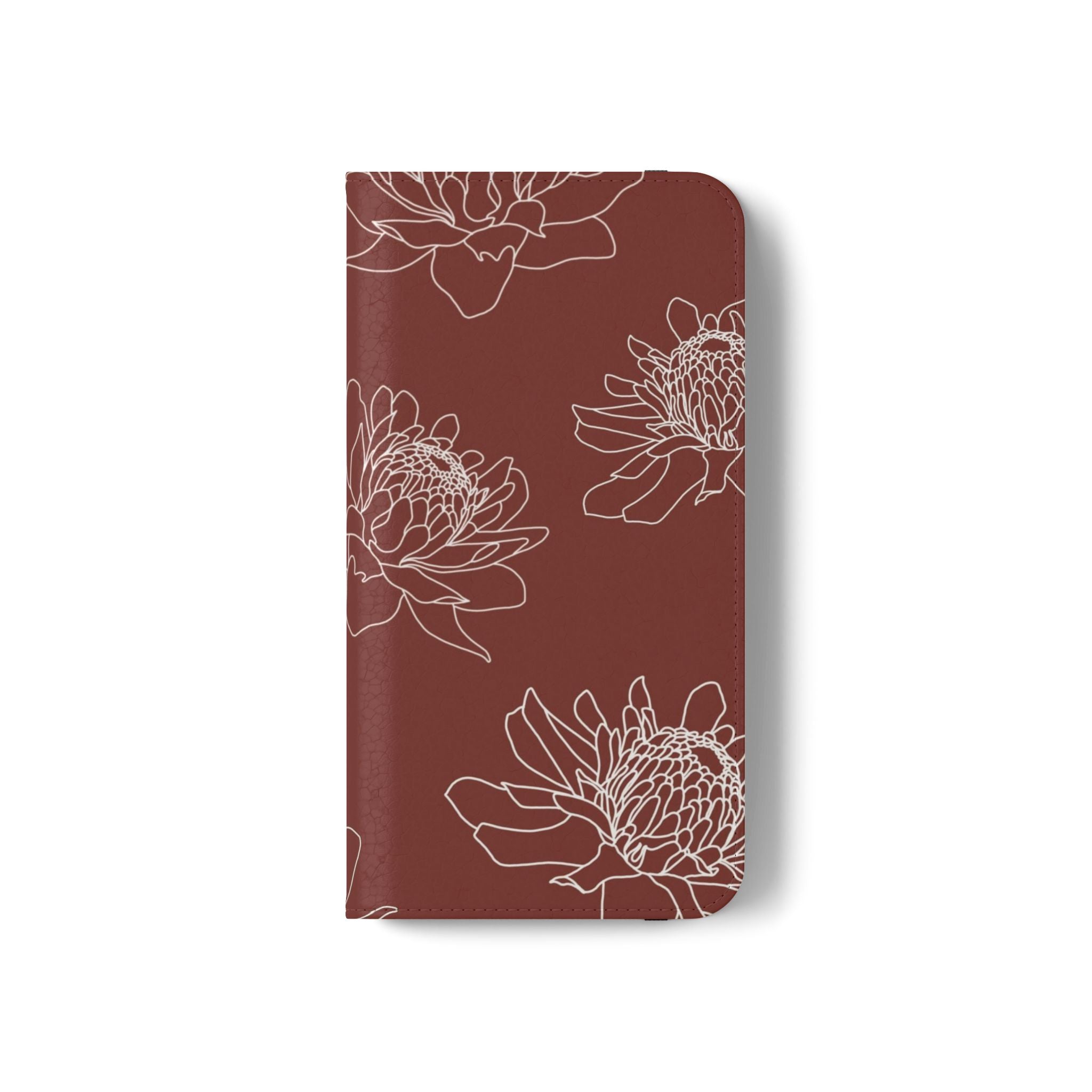 Torch Ginger Folio Case - Elegant & Durable Phone Cover for iPhone & Samsung - Perfect for Travel, Work & Everyday Use