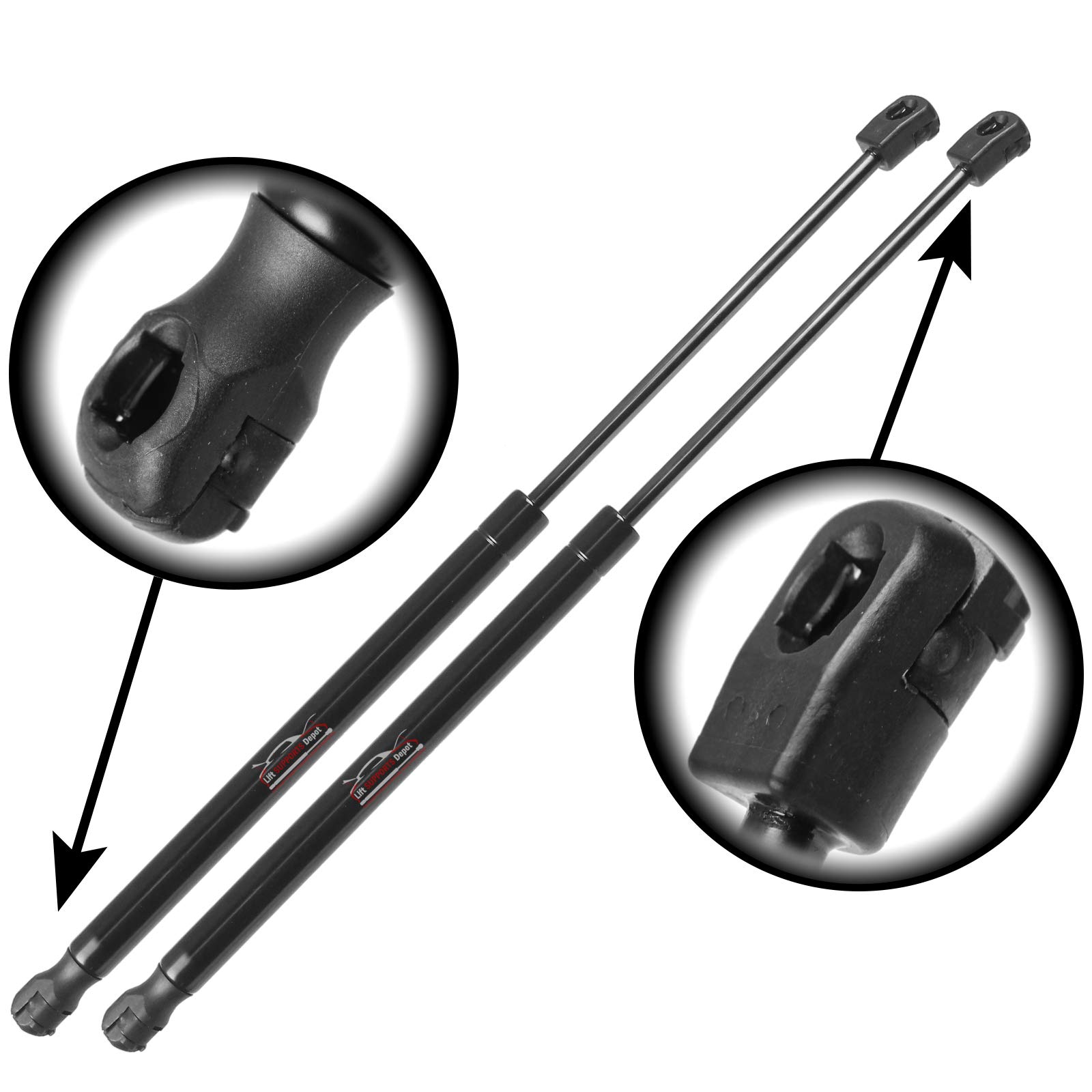 Volkswagen Passat 2006-2010 Wagon Rear Tailgate Lift Supports Shocks Struts - Pair (2) - Heavy Duty Gas Struts for Smooth Tailgate Operation - Perfect for Hatchback Cargo Access & Maintenance