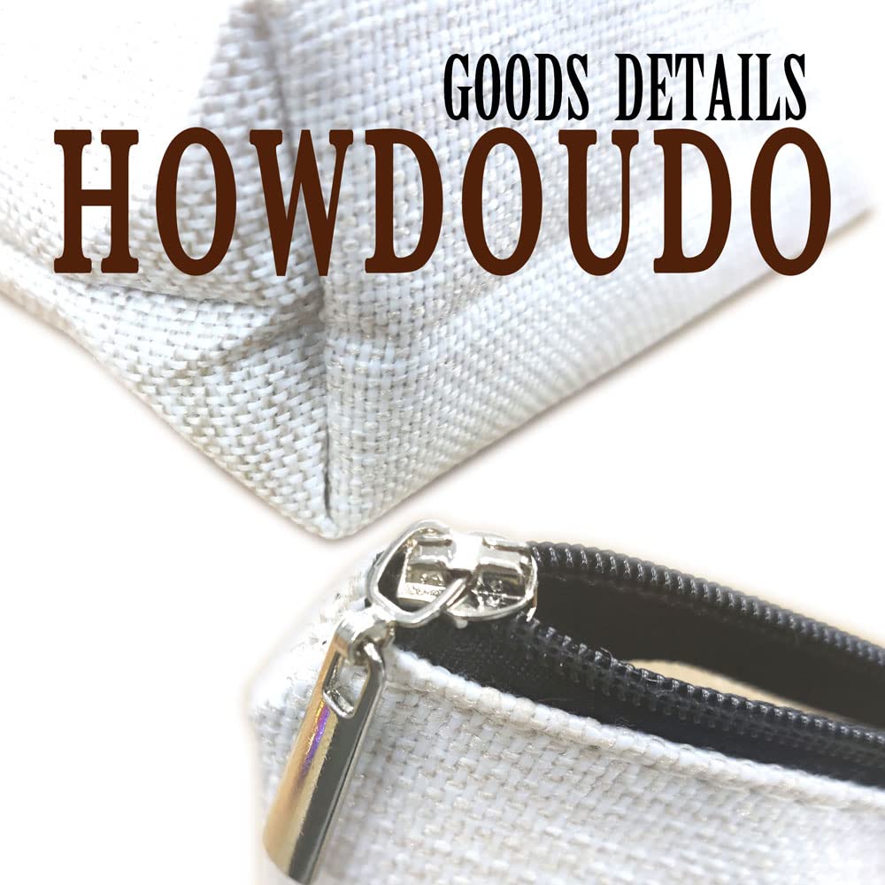 HOWDOUDO Best Friend Makeup Bag for Women - Cute Cosmetic Pouch for Travel & Daily Use | Birthday Gifts for Besties, Friendship Presents | Perfect for College, Work & Girls Night Out