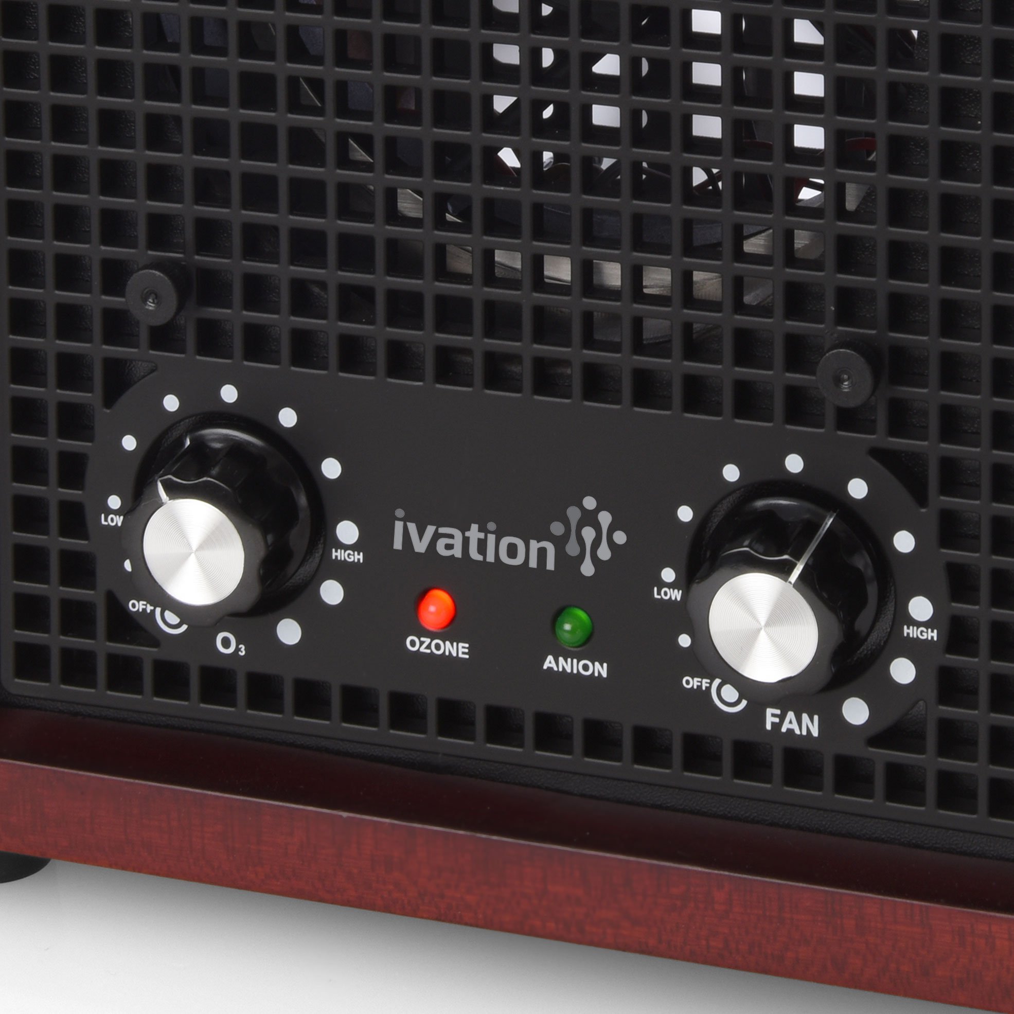 Ivation Ozone Generator Air Purifier & Ionizer - 3500 Sq Ft Coverage for Dust, Pollen, Pet Dander, Smoke Odor Removal - Home, Office, Basement, Car Use