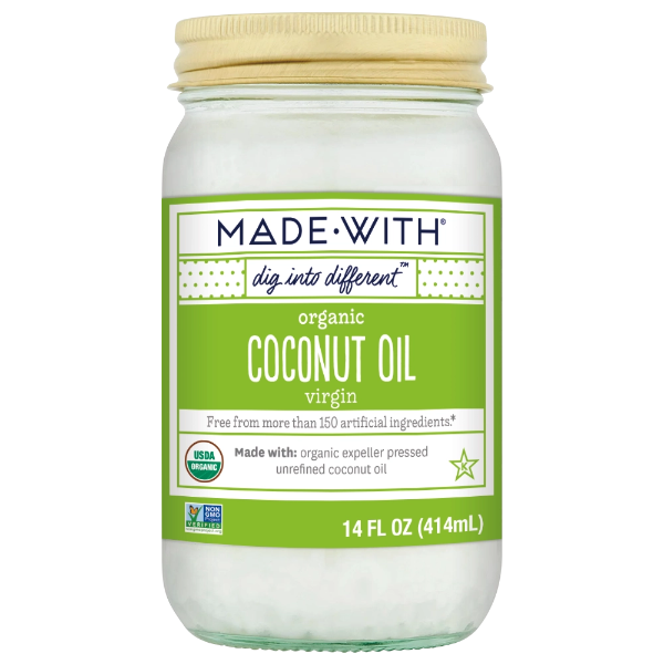 Organic Virgin Coconut Oil for Cooking, Skin & Hair Care - Cold Pressed, Unrefined, Non-GMO - Perfect for Baking, Moisturizing & Healthy Recipes