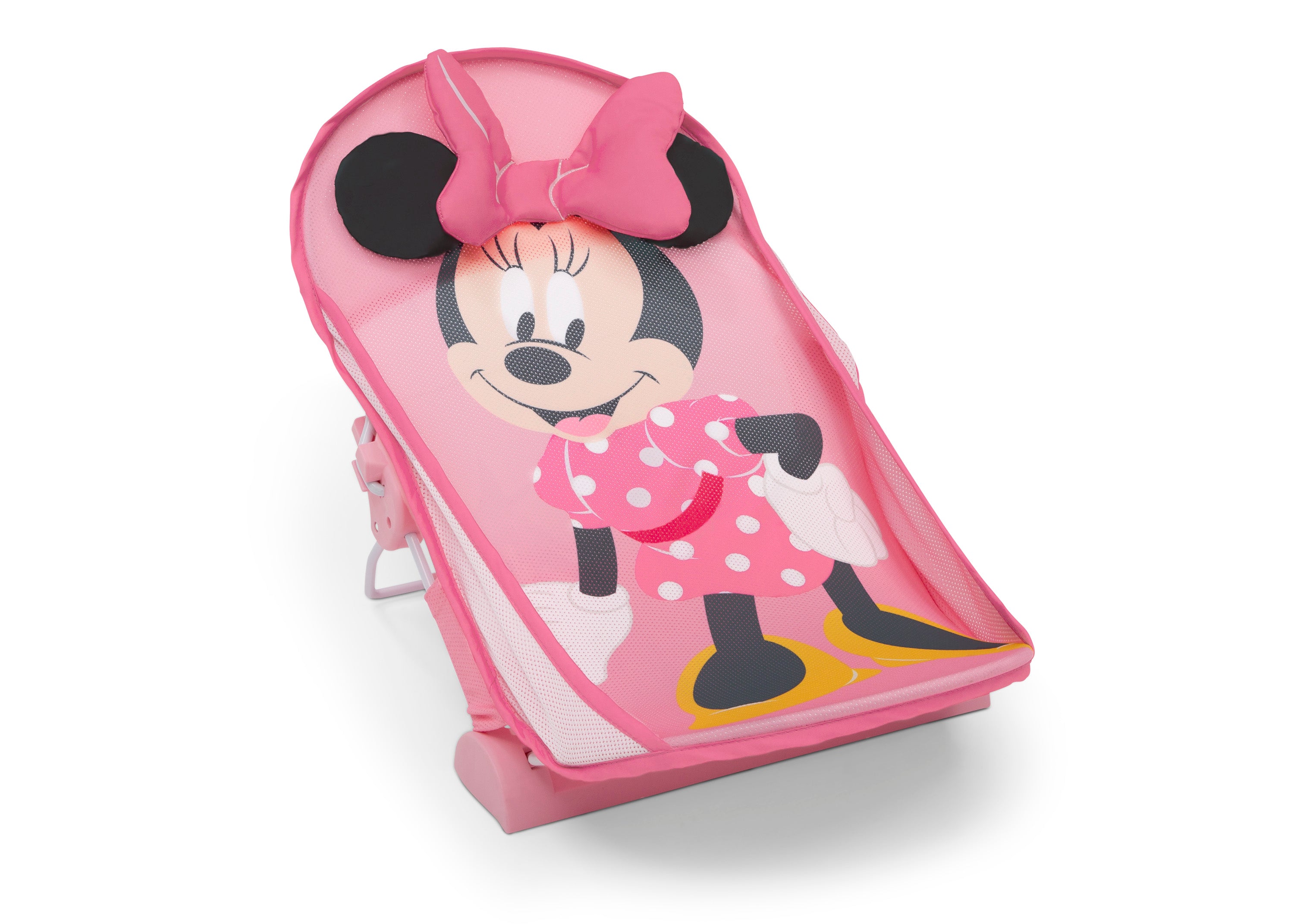 Minnie Mouse Baby Bathtub - Soft & Safe Infant Bath Seat for Newborns & Toddlers - Perfect for Bath Time, Playtime & Nursery Decor