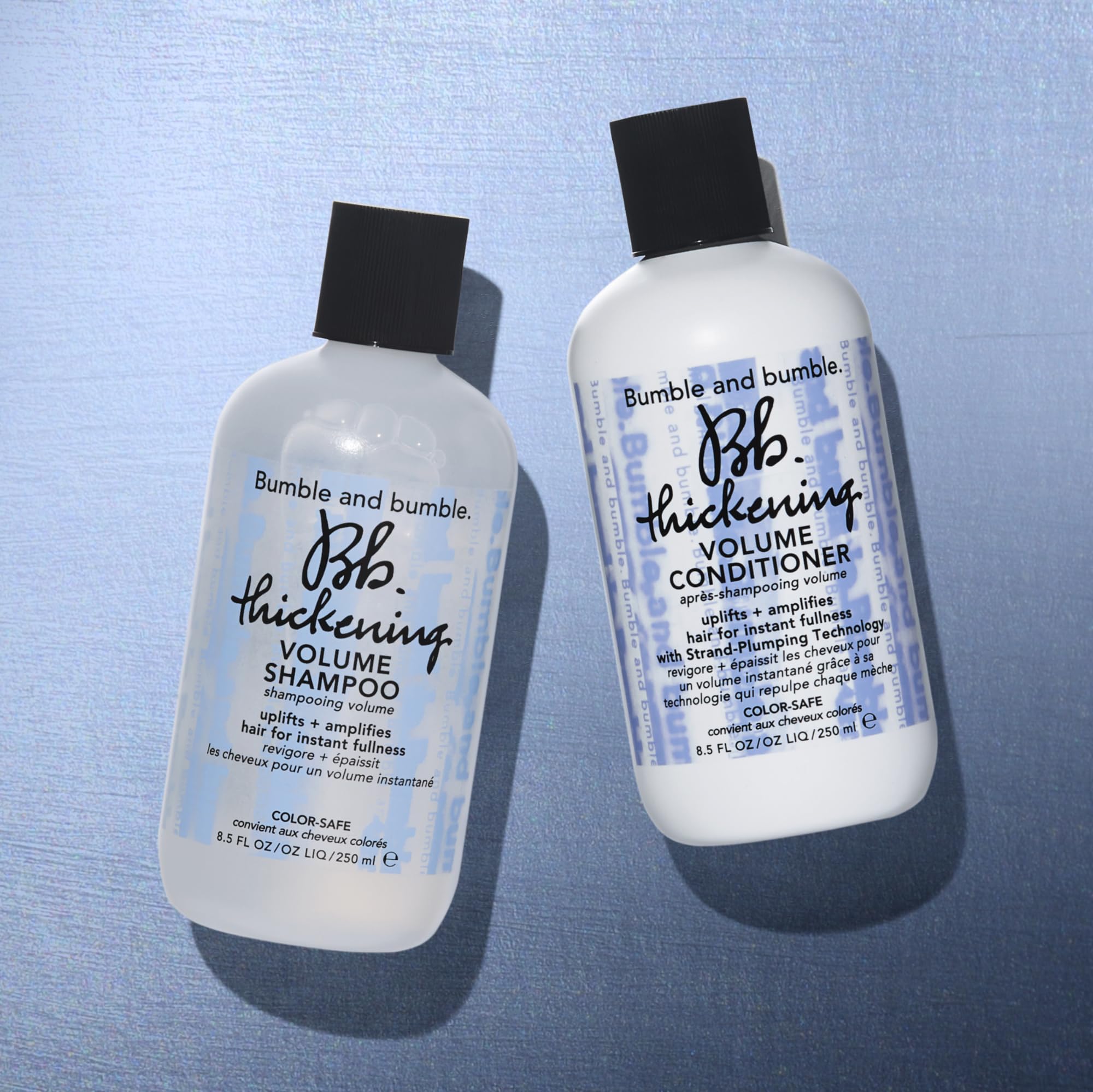 Bumble and bumble Thickening Volumizing Shampoo & Conditioner Set with Dryspun Texture Spray - Hair Care for Fine, Flat Hair - Adds Volume & Texture for Everyday Styling