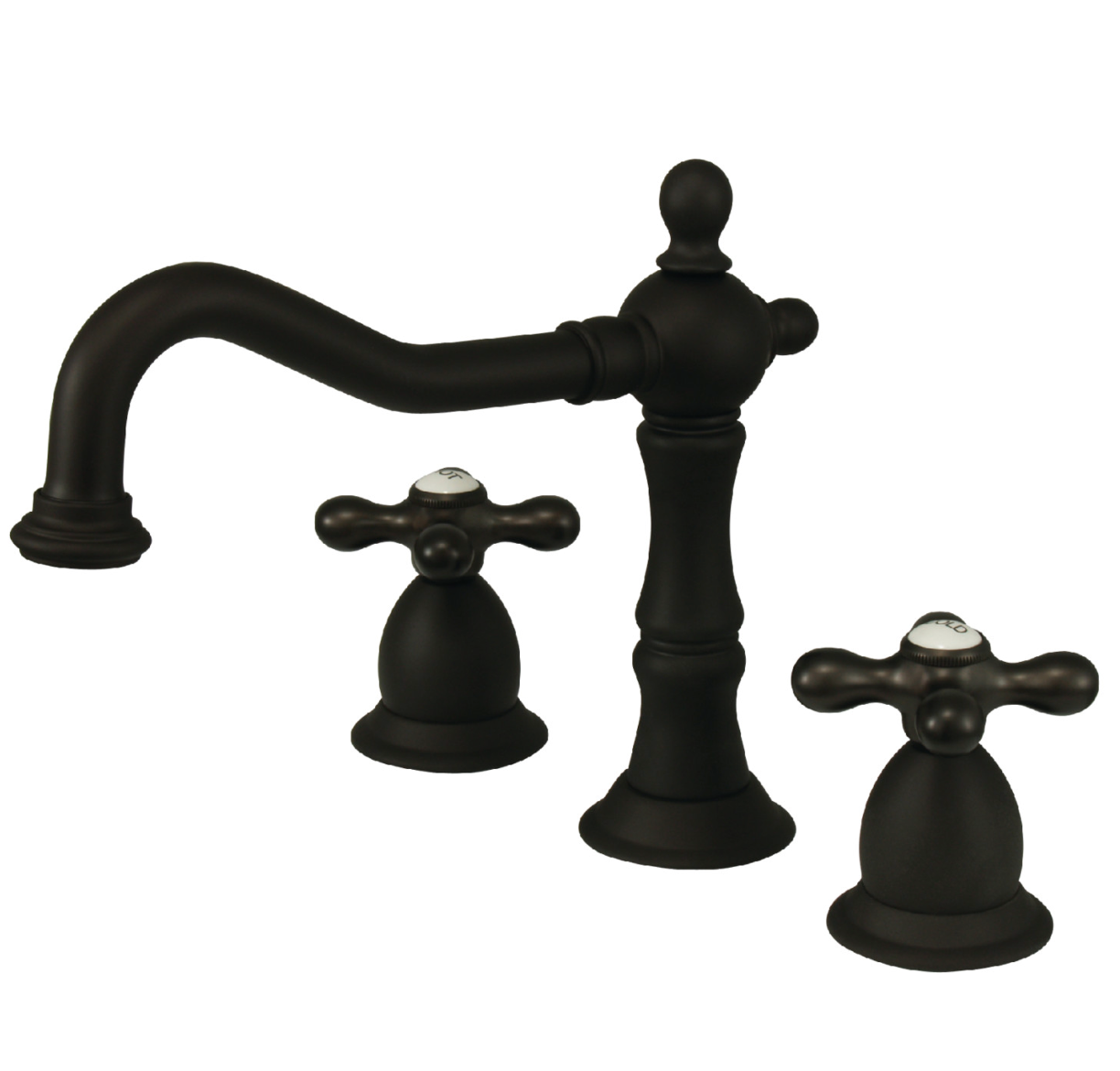 Heritage 8 Inch Widespread Bathroom Faucet with Cross Handles - Classic Design for Vanity Sinks, Perfect for Traditional and Modern Bathrooms