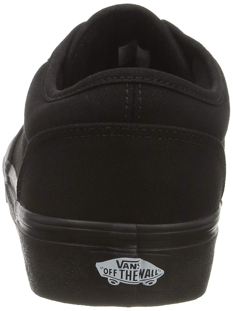 Vans Men's Atwood Canvas Trainers Sneakers - Black/Black - Size 11 M US - Casual Skate Shoes for Men | Perfect for Streetwear, Skating & Everyday Comfort