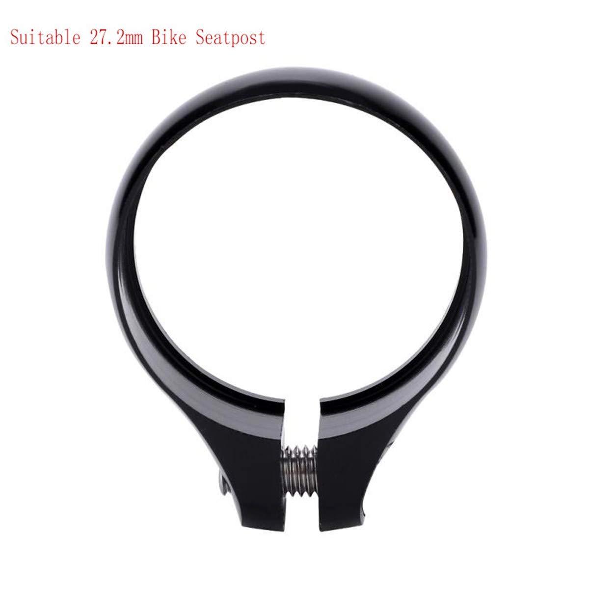 Queenbox 31.8mm Bike Seat Post Clamp - Universal Fit for MTB, Road & Casual Bikes | Durable Black Aluminum Alloy | Perfect for Commuting, Cycling & Outdoor Adventures