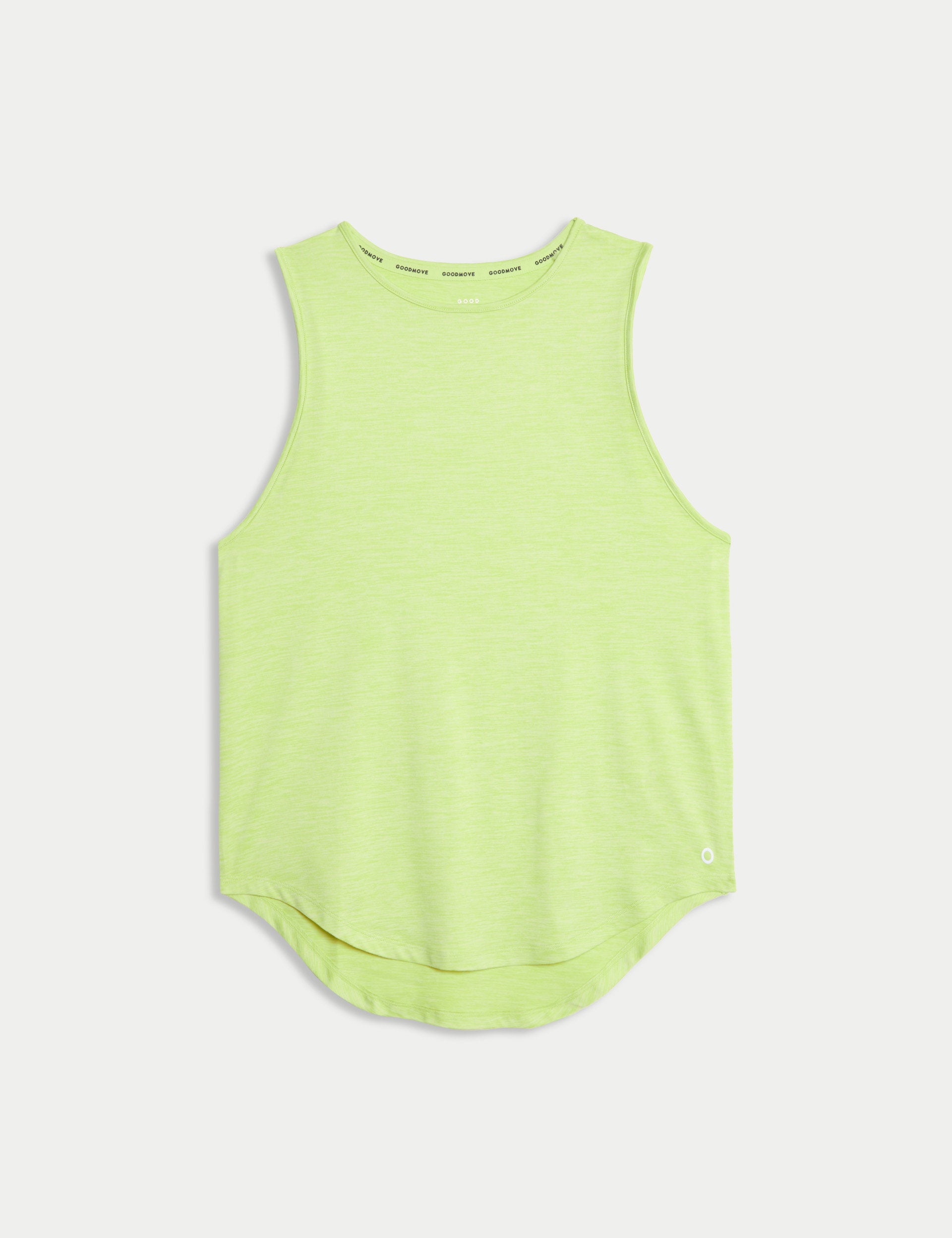 Women's Round Neck Relaxed Vest Top - Soft & Comfortable Casual Sleeveless Shirt in Limeade Green | Perfect for Summer Outfits, Layering, and Everyday Wear