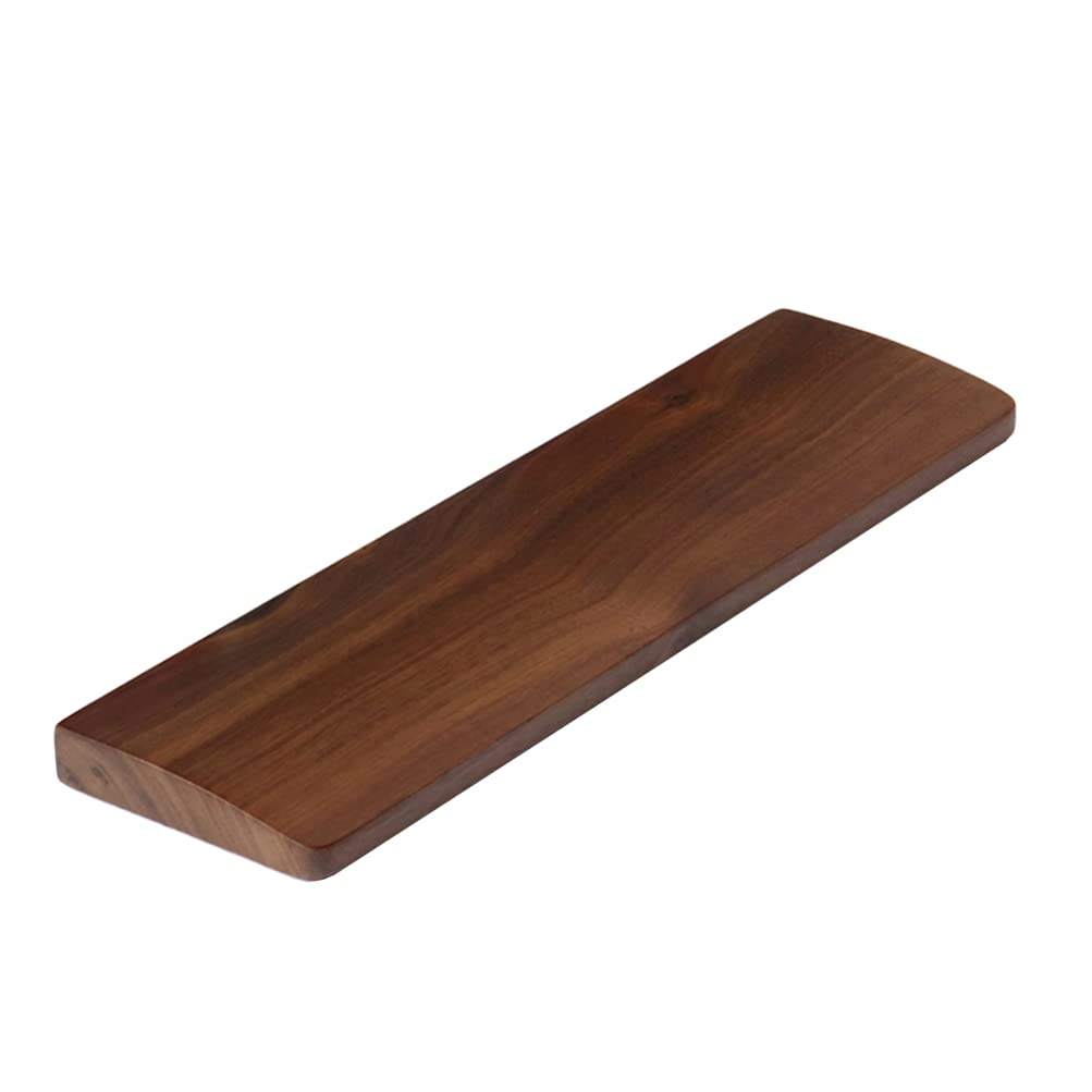 Ergonomic Wooden Keyboard Wrist Rest - Comfortable Hand & Wrist Support Pad for Laptop & Computer - Perfect for Office, Gaming & Long Typing Sessions