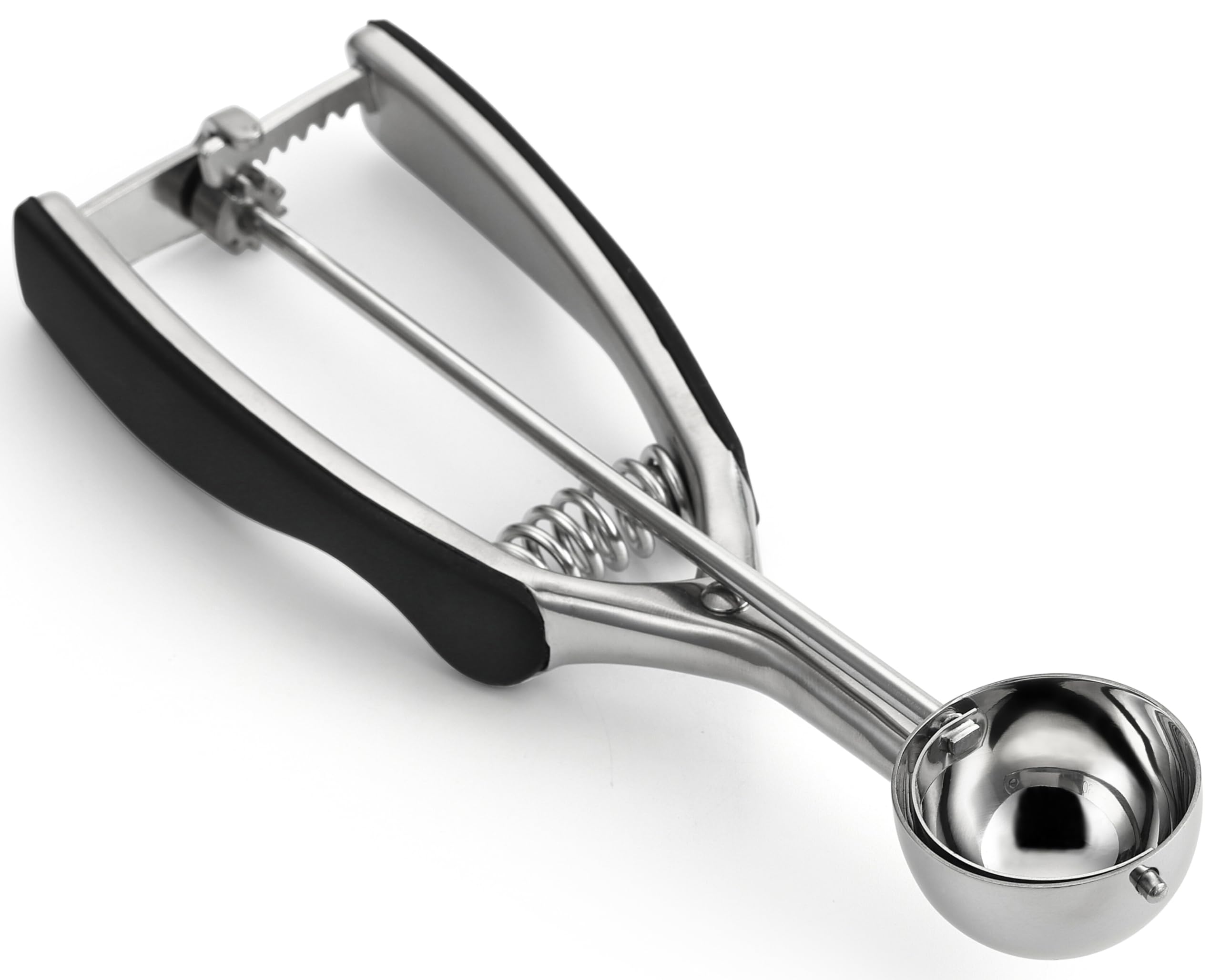 Spring Chef Small 1 Tablespoon Stainless Steel Cookie Scoop for Baking - #60 Cookie Dough Scoop with Trigger Release - Multipurpose Kitchen Scooper for Baking, Ice Cream, Melon Balls - Dishwasher Safe - Perfect for Home Bakers & Professional Chefs
