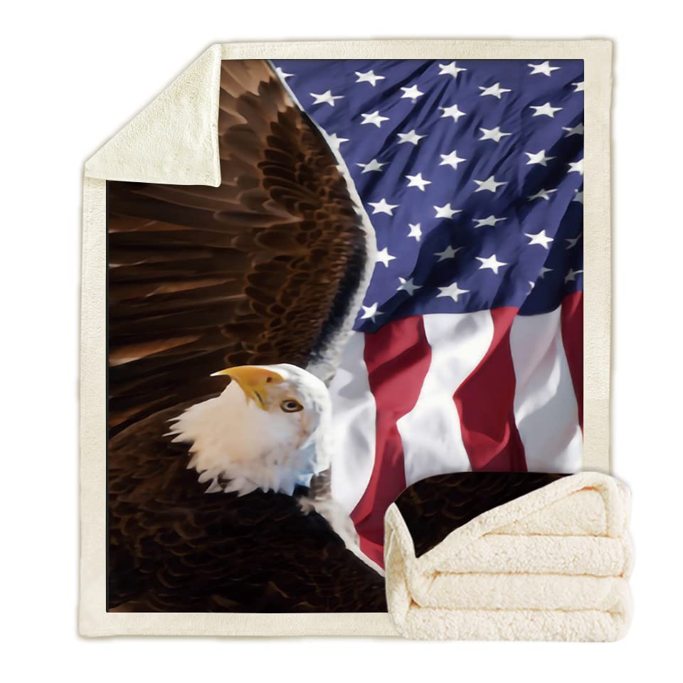 American Eagle Usa Flag