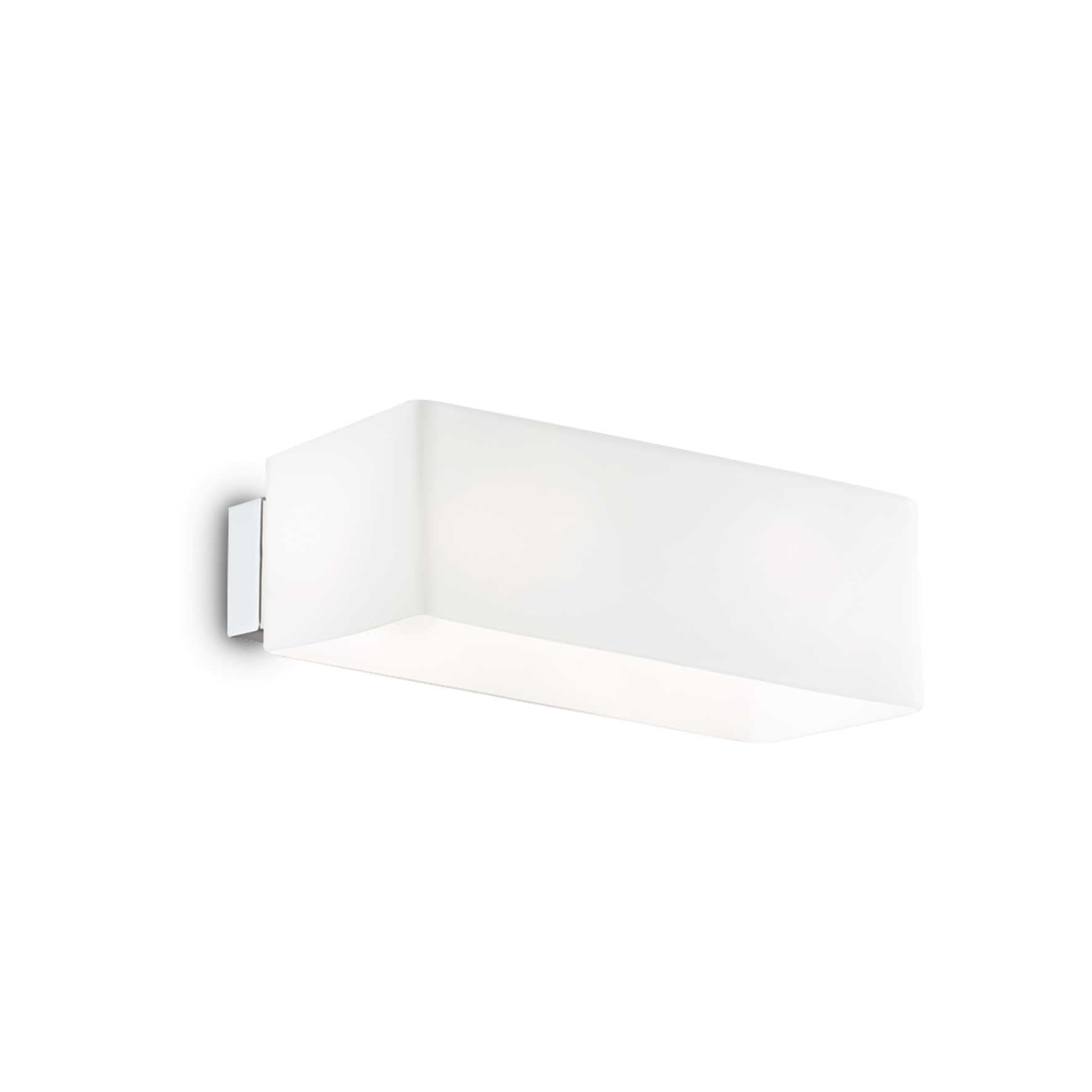 Modern White Finish Wall Light Box - Sleek and Stylish Home Decor for Living Room, Bedroom, or Hallway Lighting