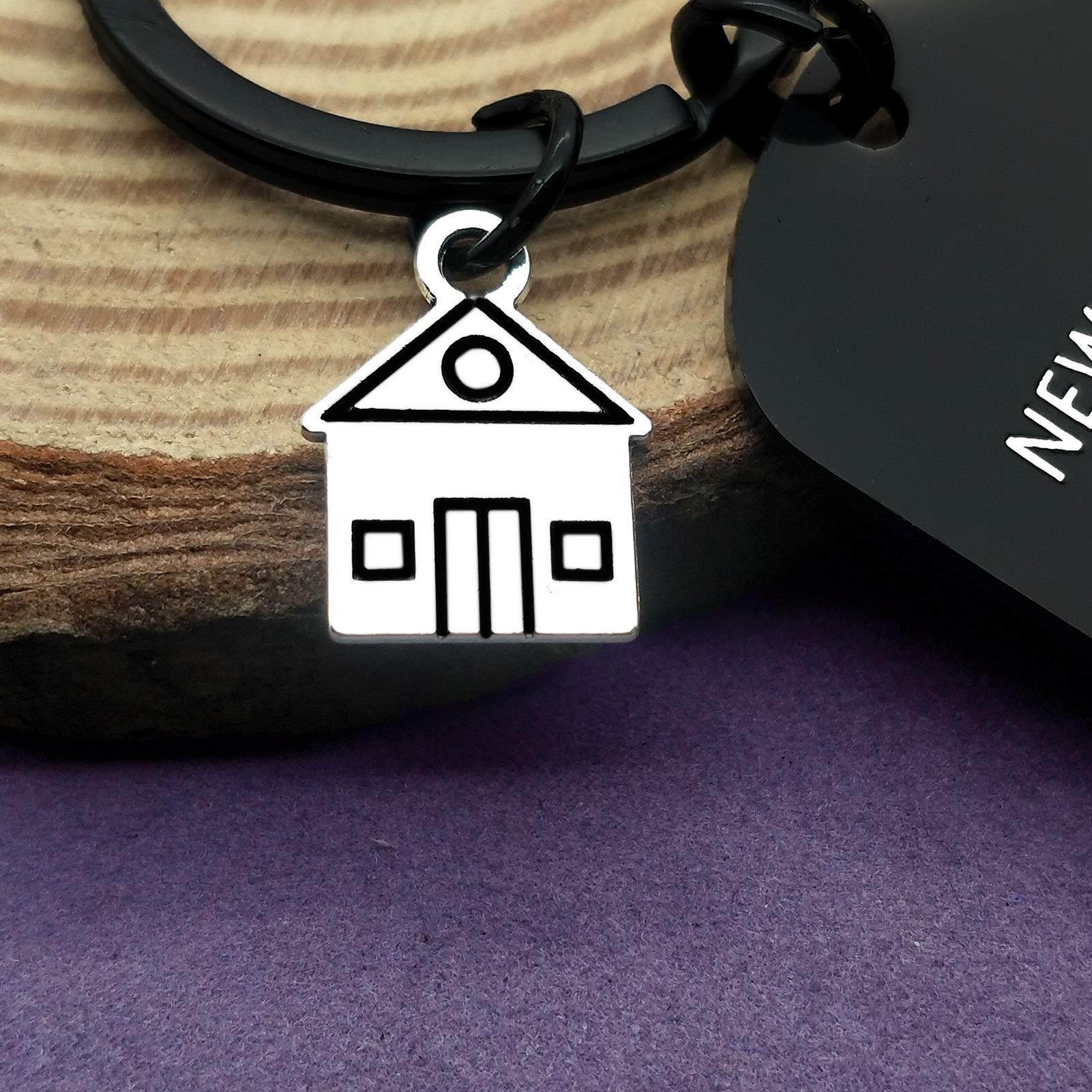 Vadaka First Home Keychains - Funny Housewarming Gift for New Home Owners, Realtor Closing Gifts & Moving in Keyrings (2024 Collection) - Perfect for Housewarming Parties, Realtor Appreciation & New Home Celebrations