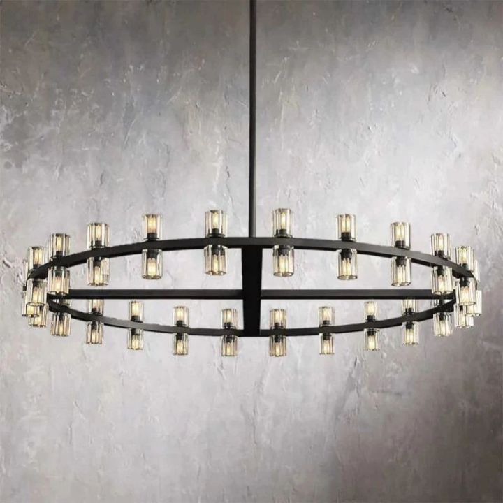 Customized Aurora Wine Glass Round Chandelier 24