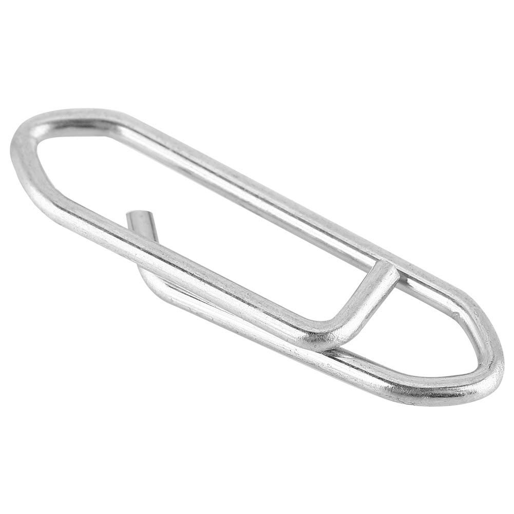 Fockety Snap Locks Fishing - Heavy Duty Stainless Steel Fishing Safety Snaps | Secure Lure & Tackle Connection | Ideal for Saltwater, Freshwater & Ice Fishing Adventures