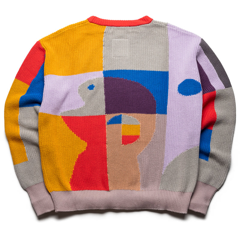 KidSuper Bauhaus Paint Palette Sweater - Colorful Artistic Pullover for Men & Women | Perfect for Casual Wear, Street Style & Artistic Fashion