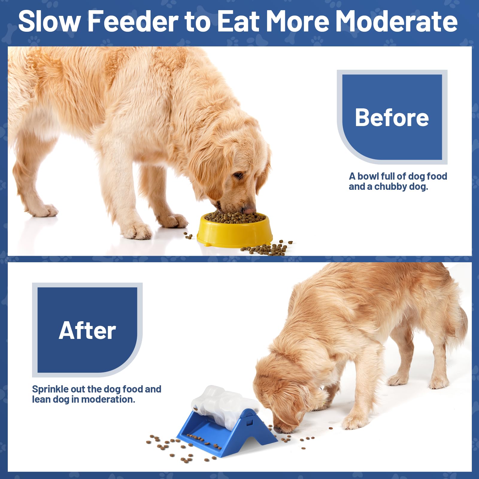 Interactive Dog Puzzle Toys & Slow Feeder for Small, Medium & Large Dogs - 3 Rotatable Treat Dispenser for Smart Training, Boredom Relief & Mental Stimulation - Non-Slip, Stable & Easy to Clean - Perfect for Indoor Play, Mealtime & Solo Entertainment