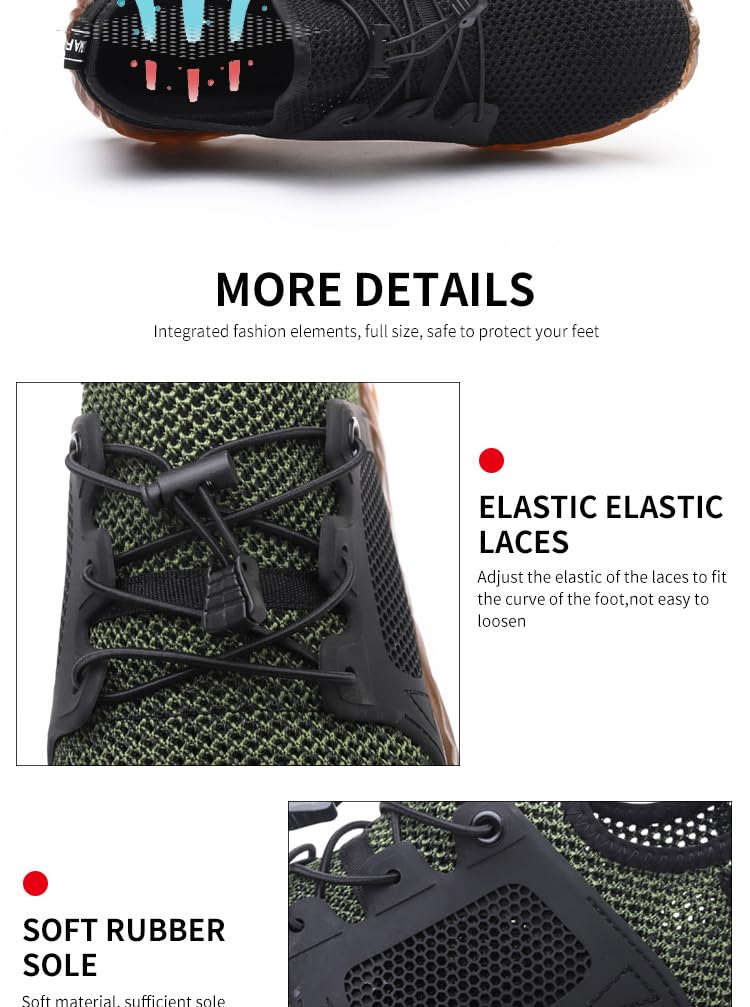 Ryder Indestructible Shoes - Ultra Durable Men's & Women's Sneakers for Outdoor, Work & Everyday Wear | Non-Slip, Water-Resistant & Comfortable